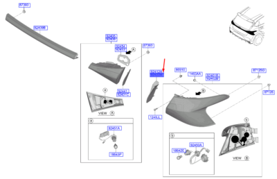 STOP LAMBASI KAPAĞI SAĞ 92421-Q0000 HMC
